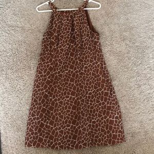 Animal print dress